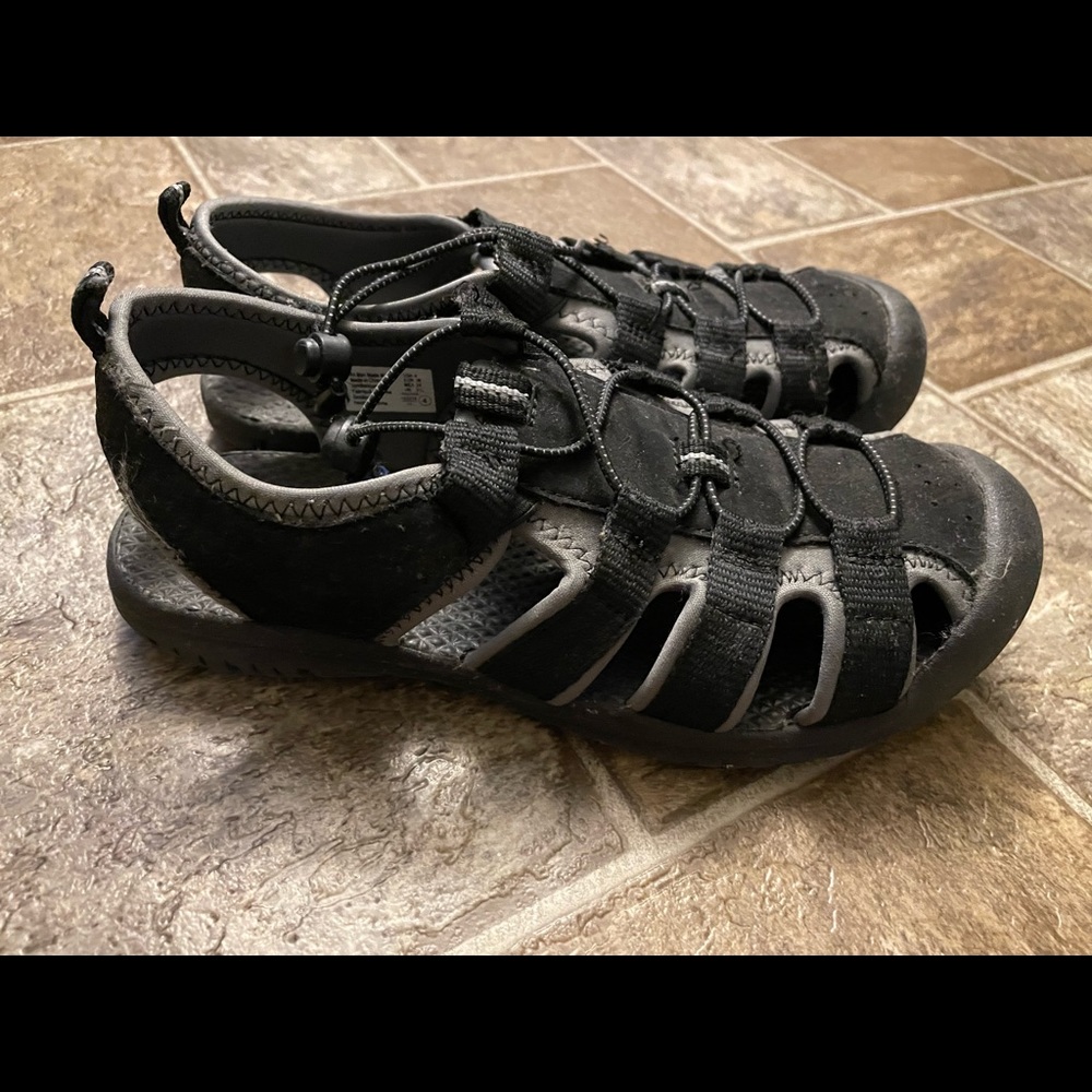 Champion size 4 water shoes.